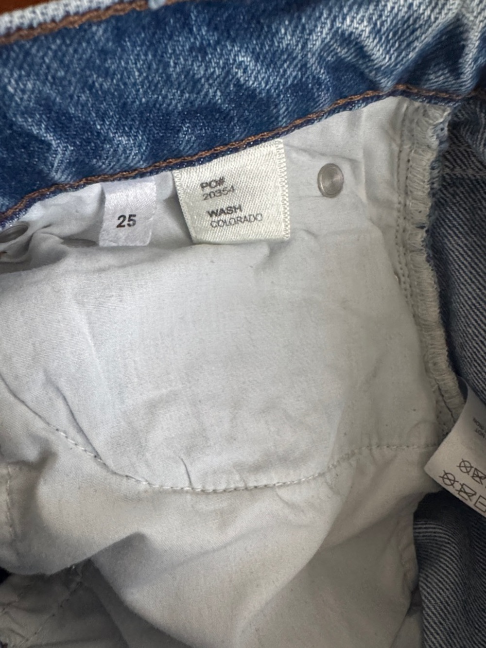 Reformation Cynthia High Rise Straight Jeans in Colorado Wash - Picture 7 of 8